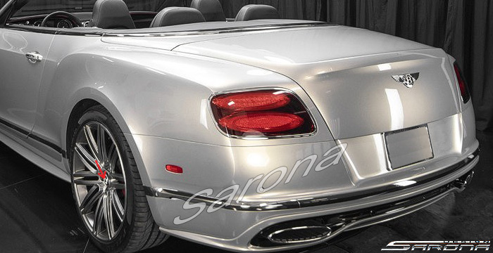 Custom Bentley GTC  Convertible Rear Add-on Lip (2012 - 2017) - $1290.00 (Part #BT-009-RA)